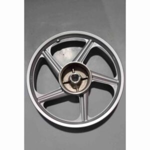 HLX150- ALLOY WHEEL 185 17 5 SPOKE DRUM REAR GREY N5111380 TVS