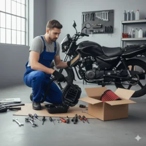 5. Install the new or cleaned filter