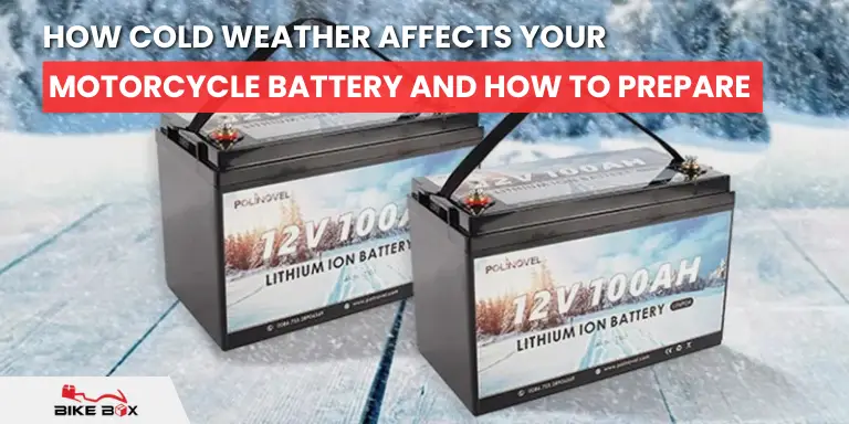 Cold Weather Affects Your Motorcycle Battery