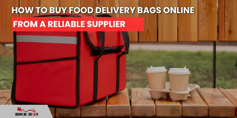 Food Delivery Bags Online from Reliable Supplier