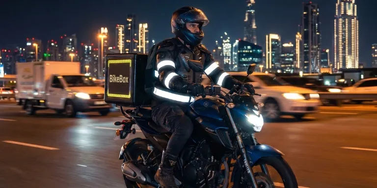 Dubai Delivery Rider Jackets RTA Compliant & Road Safe 2026