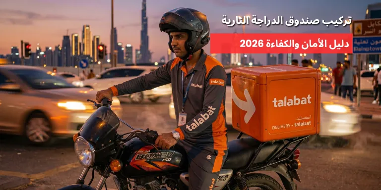 تركيب صندوق الدراجة النارية (1)