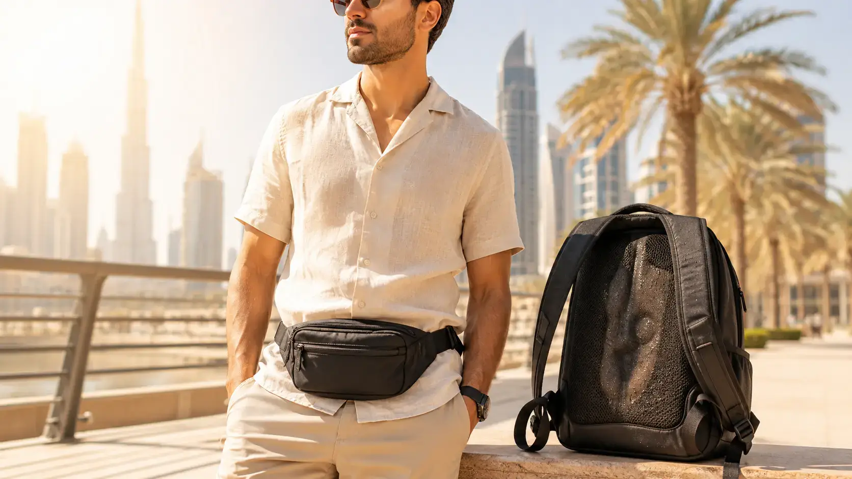 Beating the UAE Heat_ Why Waist Bags are More Breathable than Sweaty Backpacks