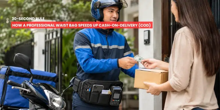 The 30-Second Rule How a Professional Waist Bag Speeds Up Cash-on-Delivery (COD)