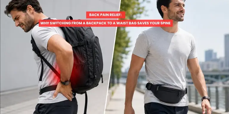 Back Pain Relief Why Switching from a Backpack to a Waist Bag Saves Your Spine
