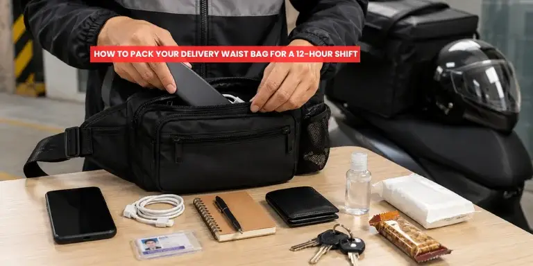 The Checklist How to Pack Your Delivery Waist Bag for a 12-Hour Shift