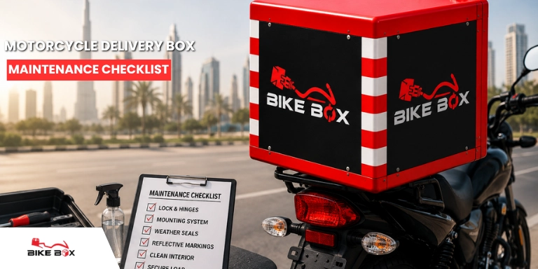 Motorcycle Delivery Box Maintenance Checklist