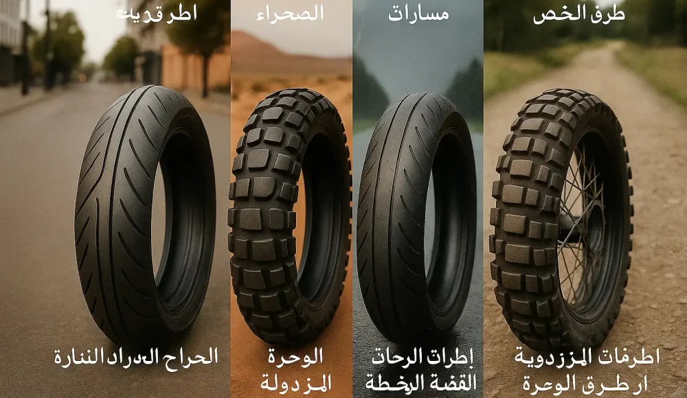 tyre of motorcycle